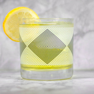 The Modern Home Bar Hypnotic Blue Diamond Rocks Cocktail