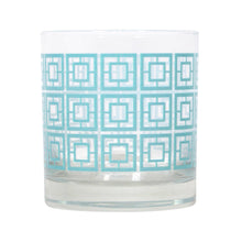 Load image into Gallery viewer, The Modern Home Bar Breezeway Teal Rocks Glass