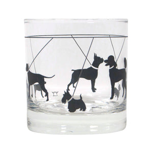 The Modern Home Bar Yappy Hour Rocks Glass (Scottish Terrier)